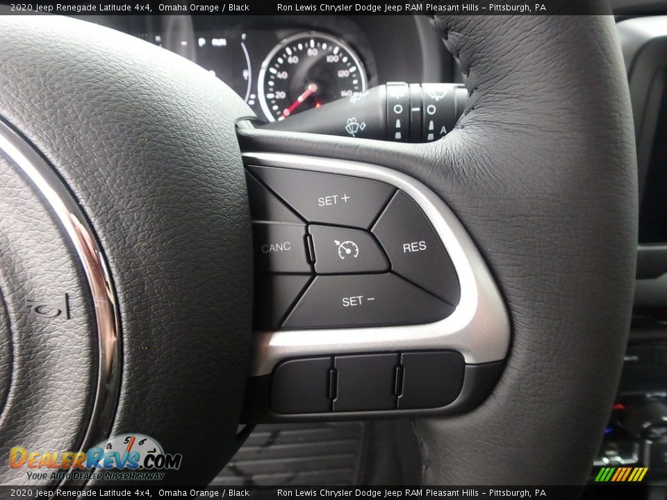 2020 Jeep Renegade Latitude 4x4 Omaha Orange / Black Photo #18