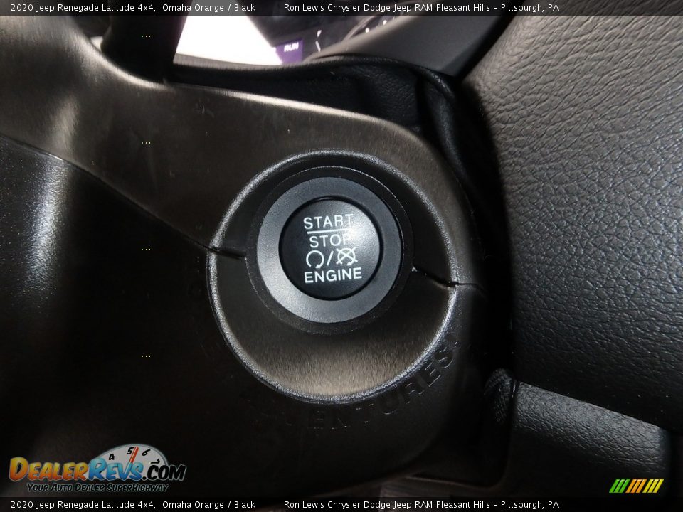 2020 Jeep Renegade Latitude 4x4 Omaha Orange / Black Photo #20