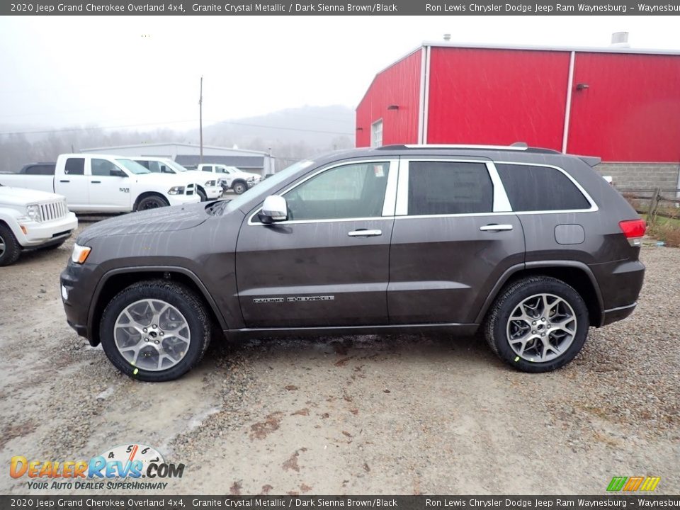 2020 Jeep Grand Cherokee Overland 4x4 Granite Crystal Metallic / Dark Sienna Brown/Black Photo #2