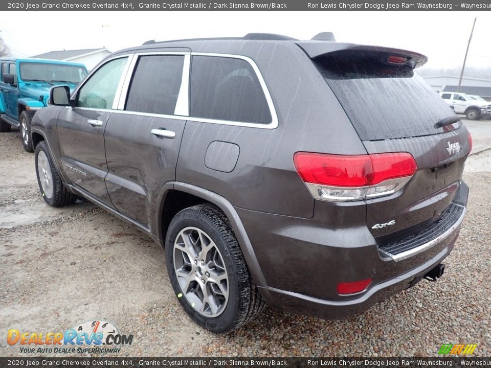 2020 Jeep Grand Cherokee Overland 4x4 Granite Crystal Metallic / Dark Sienna Brown/Black Photo #3