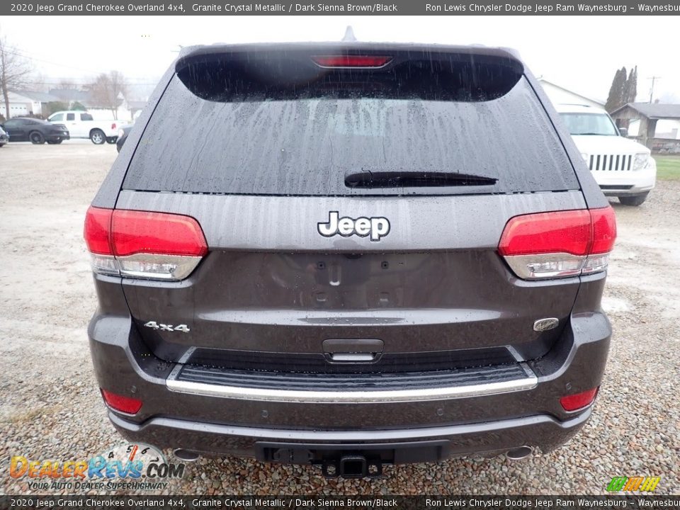 2020 Jeep Grand Cherokee Overland 4x4 Granite Crystal Metallic / Dark Sienna Brown/Black Photo #4