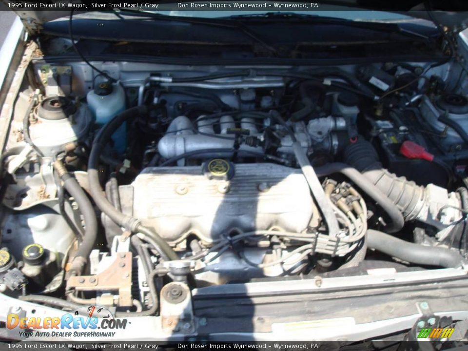 1995 Ford Escort LX Wagon Silver Frost Pearl / Gray Photo #23