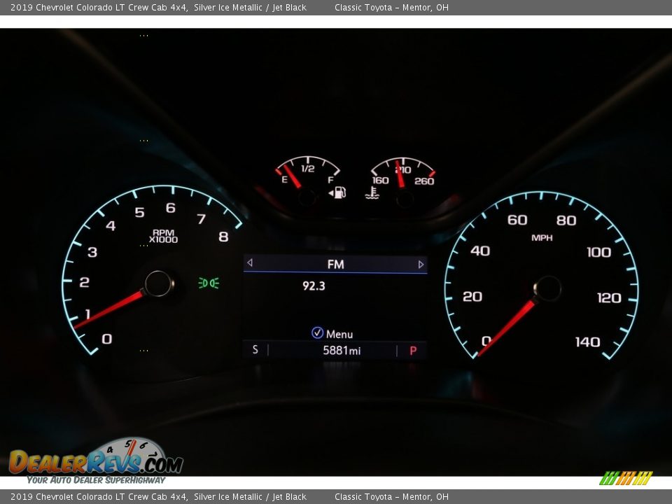 2019 Chevrolet Colorado LT Crew Cab 4x4 Gauges Photo #7