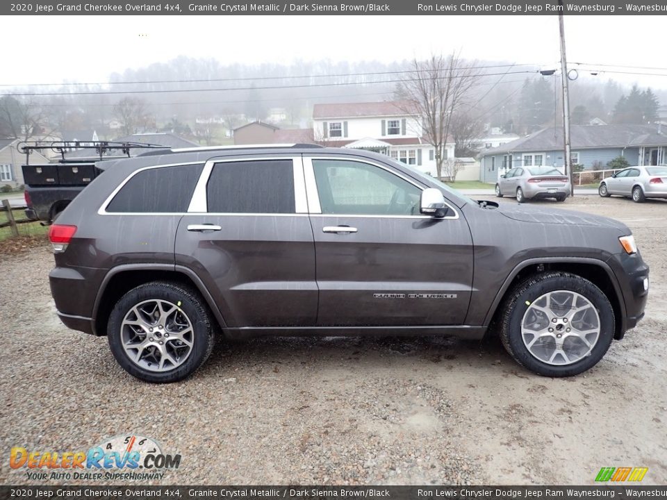 2020 Jeep Grand Cherokee Overland 4x4 Granite Crystal Metallic / Dark Sienna Brown/Black Photo #6