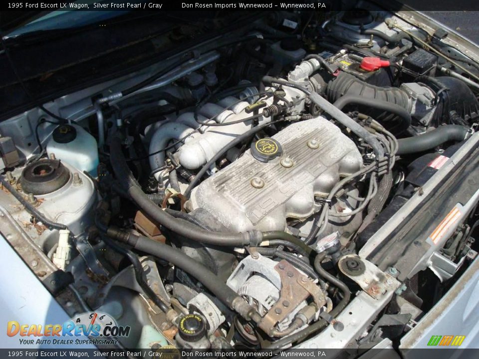 1995 Ford Escort LX Wagon Silver Frost Pearl / Gray Photo #24