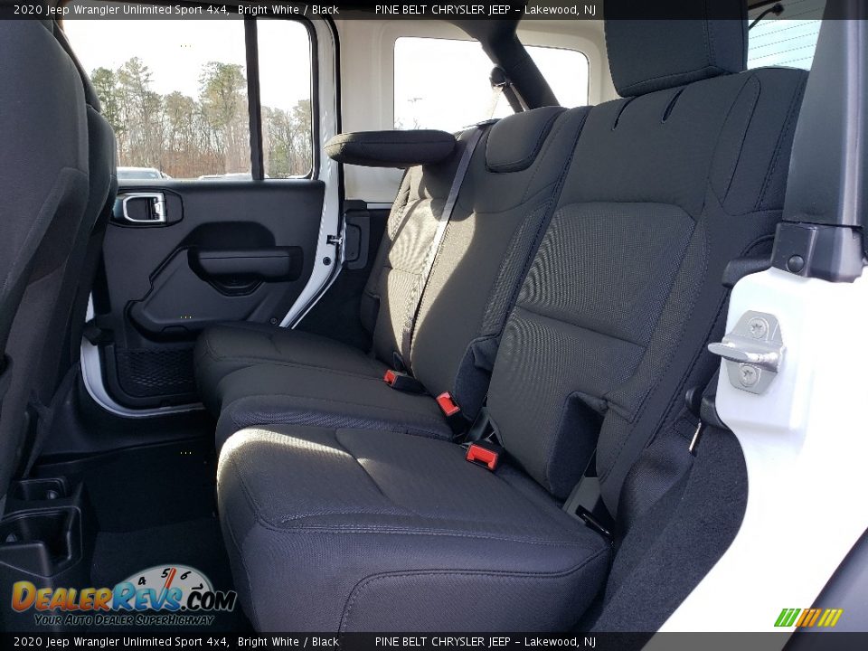2020 Jeep Wrangler Unlimited Sport 4x4 Bright White / Black Photo #6