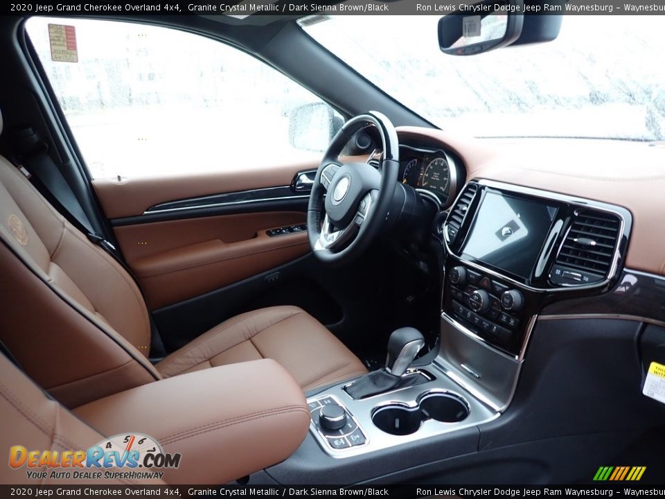 2020 Jeep Grand Cherokee Overland 4x4 Granite Crystal Metallic / Dark Sienna Brown/Black Photo #12