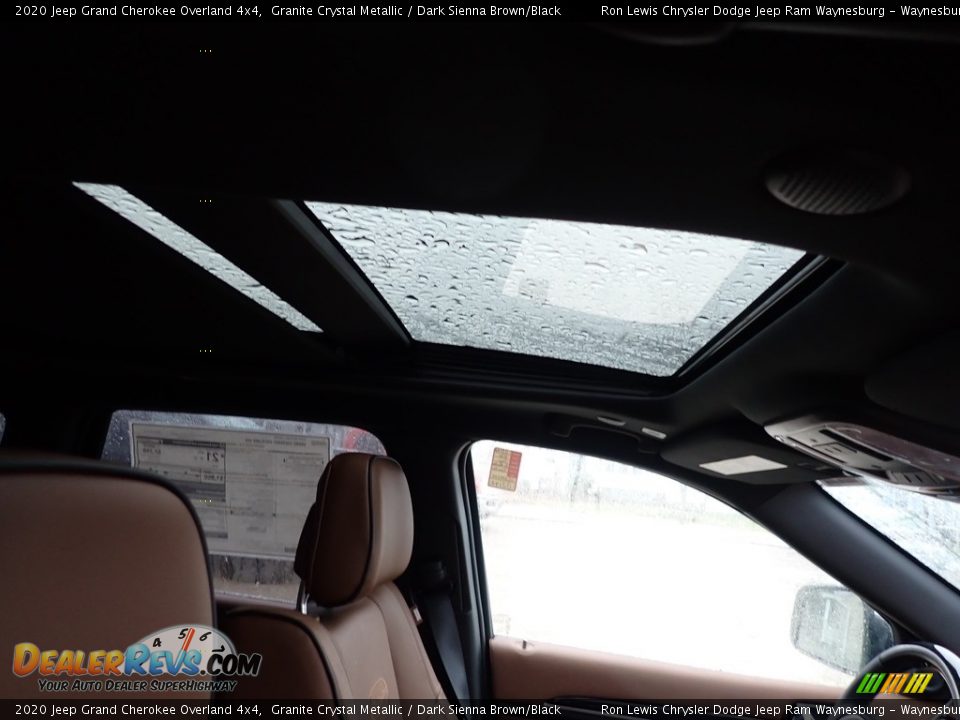2020 Jeep Grand Cherokee Overland 4x4 Granite Crystal Metallic / Dark Sienna Brown/Black Photo #13
