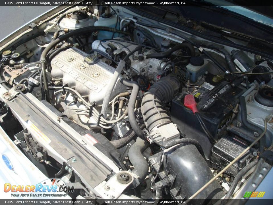 1995 Ford Escort LX Wagon Silver Frost Pearl / Gray Photo #25