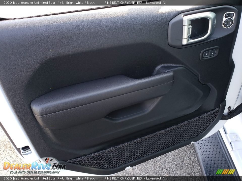 2020 Jeep Wrangler Unlimited Sport 4x4 Bright White / Black Photo #8