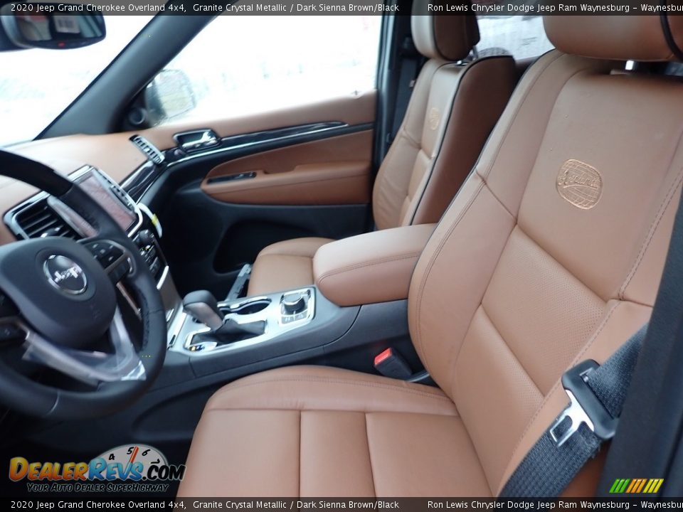 2020 Jeep Grand Cherokee Overland 4x4 Granite Crystal Metallic / Dark Sienna Brown/Black Photo #14