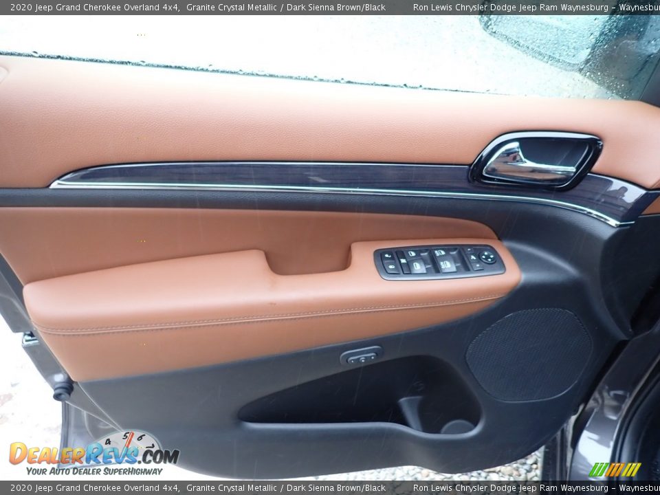 2020 Jeep Grand Cherokee Overland 4x4 Granite Crystal Metallic / Dark Sienna Brown/Black Photo #15