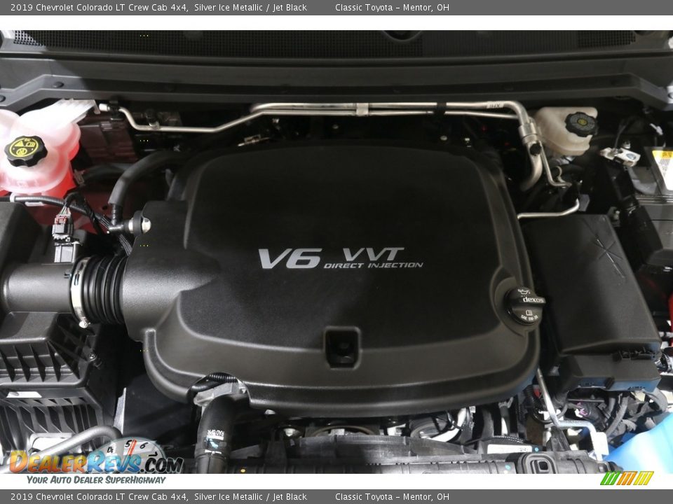 2019 Chevrolet Colorado LT Crew Cab 4x4 Silver Ice Metallic / Jet Black Photo #21