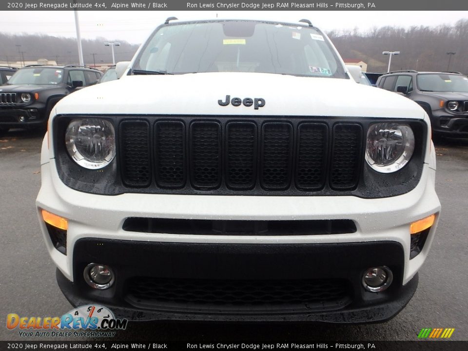 2020 Jeep Renegade Latitude 4x4 Alpine White / Black Photo #9