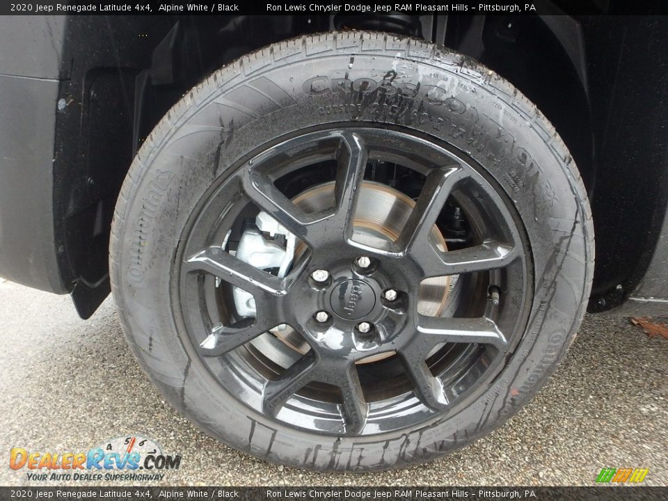 2020 Jeep Renegade Latitude 4x4 Alpine White / Black Photo #10