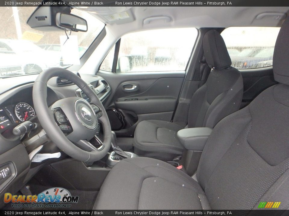 2020 Jeep Renegade Latitude 4x4 Alpine White / Black Photo #11