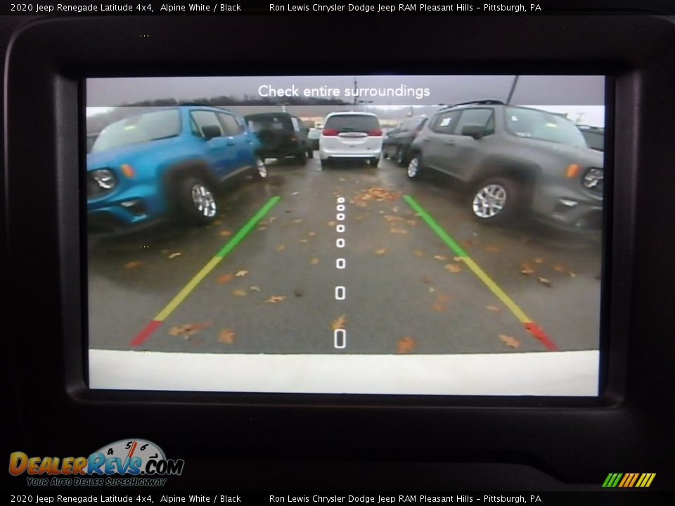 2020 Jeep Renegade Latitude 4x4 Alpine White / Black Photo #16