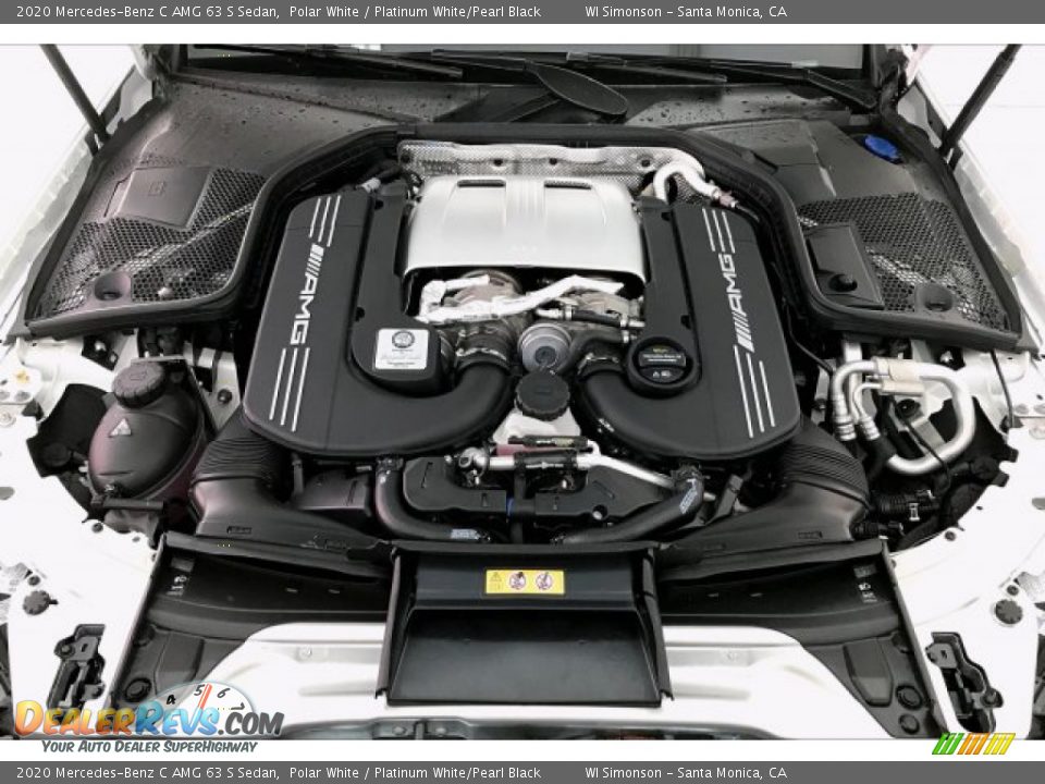 2020 Mercedes-Benz C AMG 63 S Sedan 4.0 Liter AMG biturbo DOHC 32-Valve VVT V8 Engine Photo #9