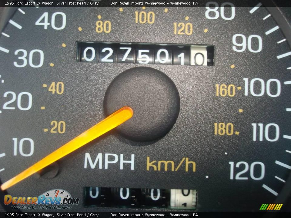 1995 Ford Escort LX Wagon Silver Frost Pearl / Gray Photo #34