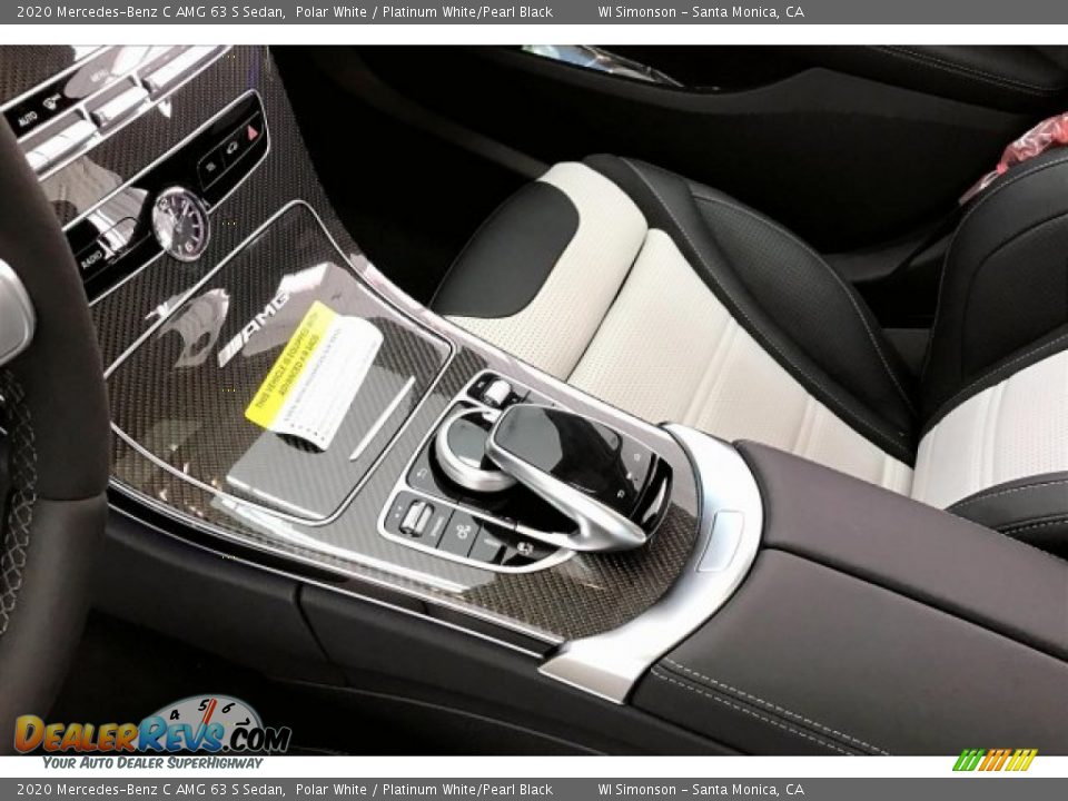 2020 Mercedes-Benz C AMG 63 S Sedan Polar White / Platinum White/Pearl Black Photo #23