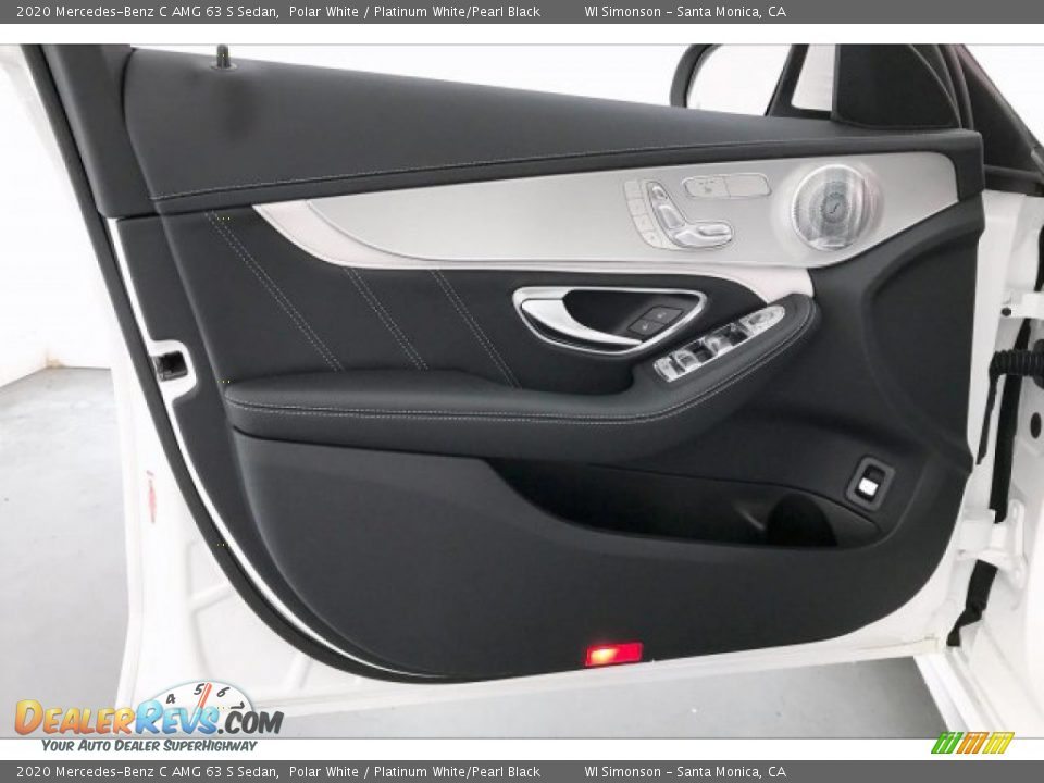 2020 Mercedes-Benz C AMG 63 S Sedan Polar White / Platinum White/Pearl Black Photo #25