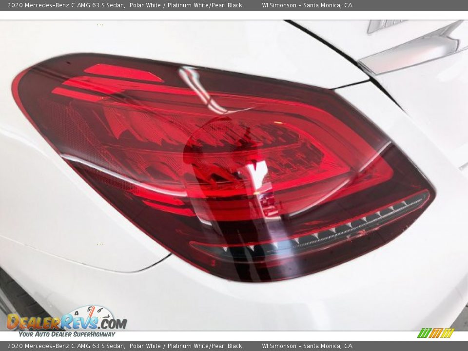 2020 Mercedes-Benz C AMG 63 S Sedan Polar White / Platinum White/Pearl Black Photo #26