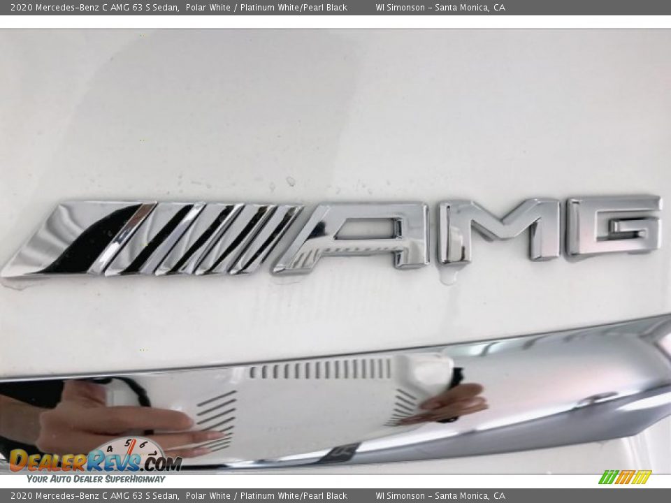2020 Mercedes-Benz C AMG 63 S Sedan Polar White / Platinum White/Pearl Black Photo #27