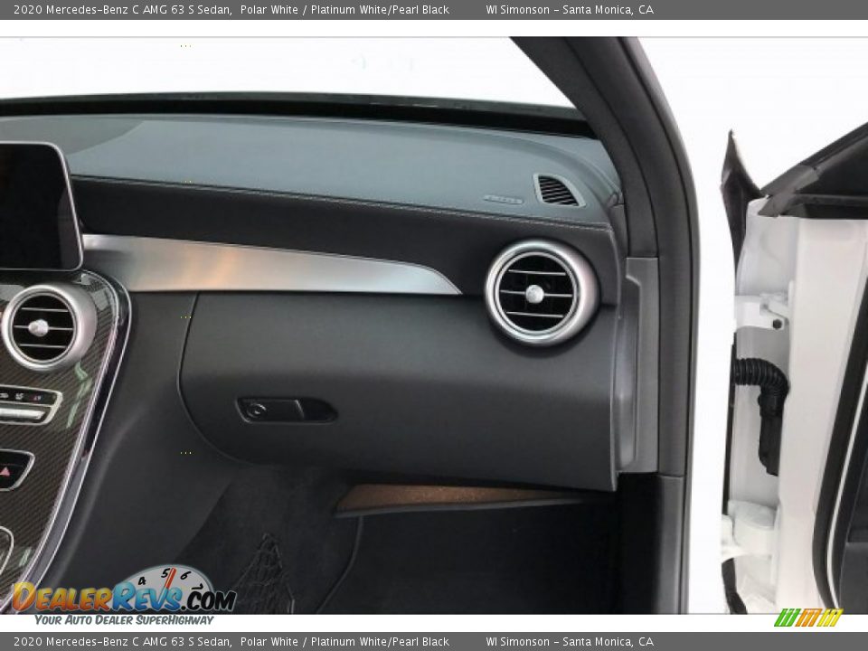 2020 Mercedes-Benz C AMG 63 S Sedan Polar White / Platinum White/Pearl Black Photo #28