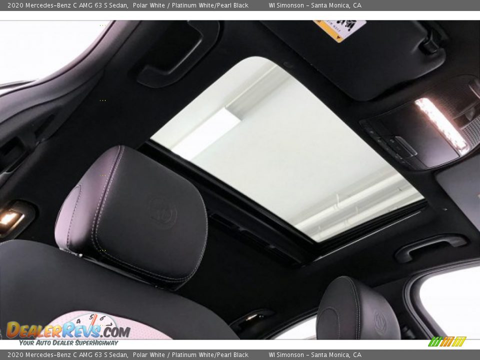 2020 Mercedes-Benz C AMG 63 S Sedan Polar White / Platinum White/Pearl Black Photo #29