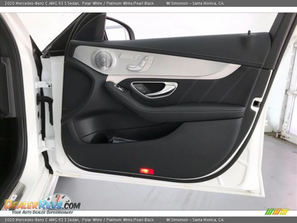 2020 Mercedes-Benz C AMG 63 S Sedan Polar White / Platinum White/Pearl Black Photo #30