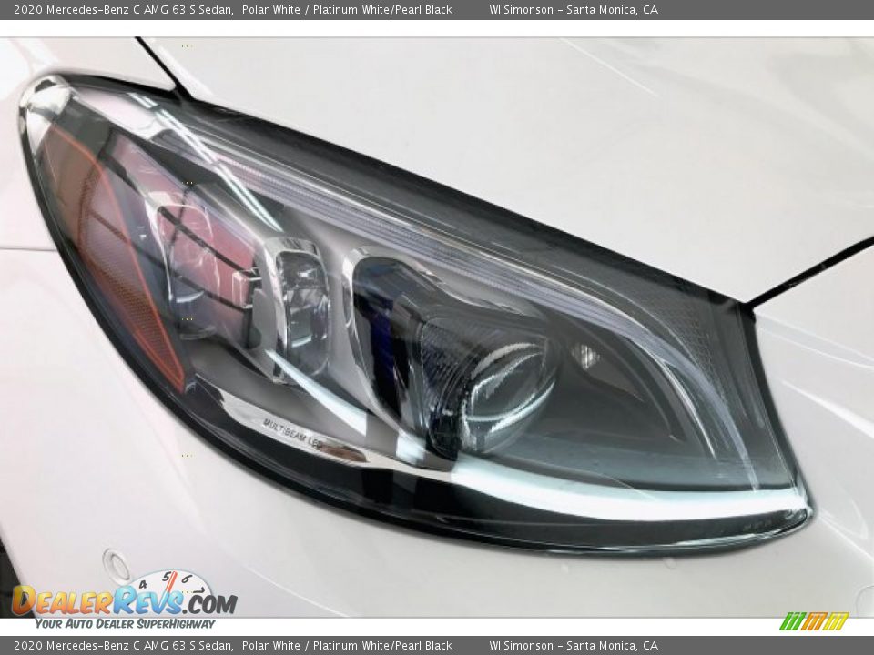 2020 Mercedes-Benz C AMG 63 S Sedan Polar White / Platinum White/Pearl Black Photo #32