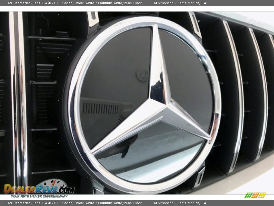 2020 Mercedes-Benz C AMG 63 S Sedan Polar White / Platinum White/Pearl Black Photo #33