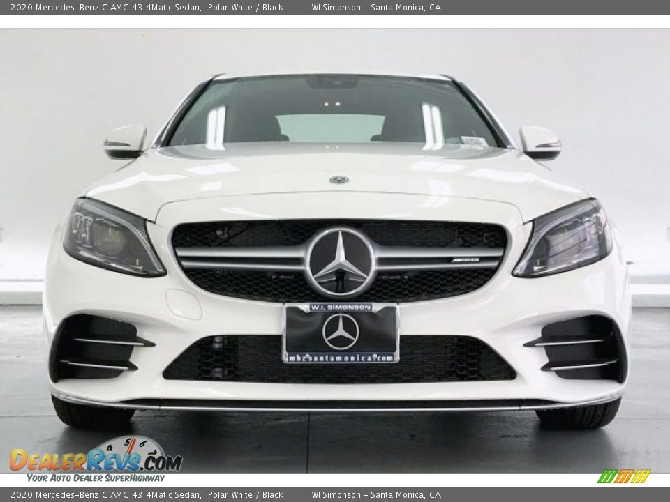 2020 Mercedes-Benz C AMG 43 4Matic Sedan Polar White / Black Photo #2