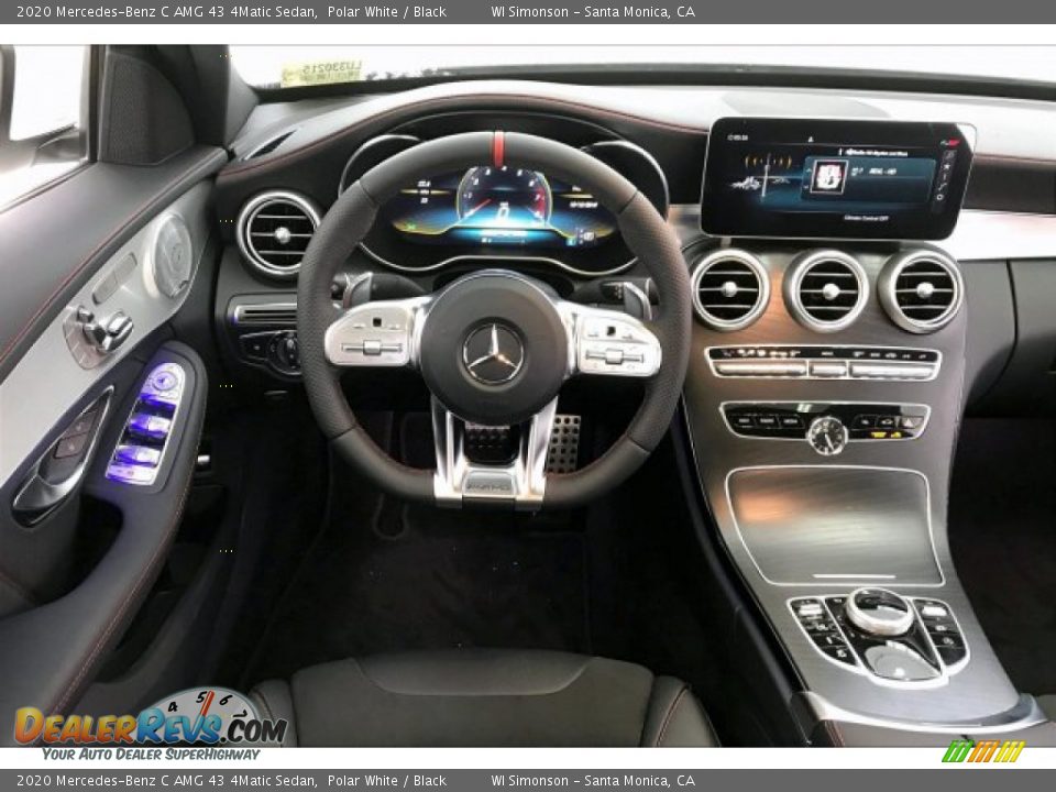 2020 Mercedes-Benz C AMG 43 4Matic Sedan Polar White / Black Photo #4