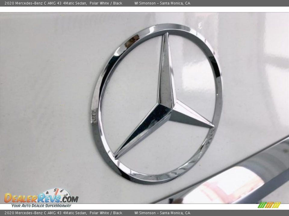 2020 Mercedes-Benz C AMG 43 4Matic Sedan Polar White / Black Photo #7