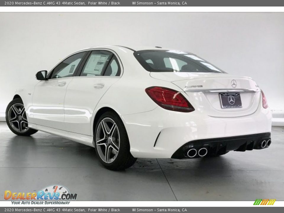 2020 Mercedes-Benz C AMG 43 4Matic Sedan Polar White / Black Photo #10