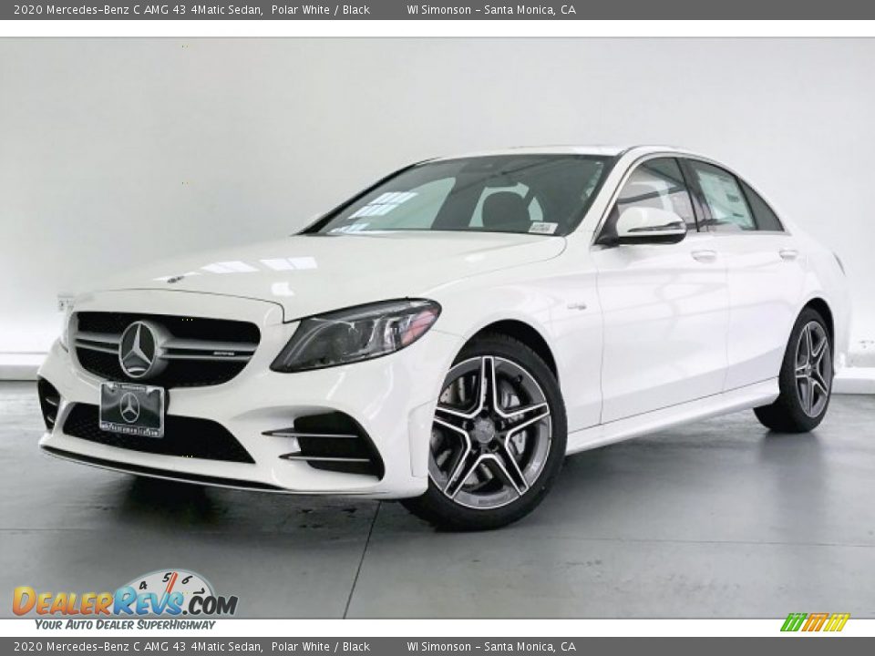 Front 3/4 View of 2020 Mercedes-Benz C AMG 43 4Matic Sedan Photo #12