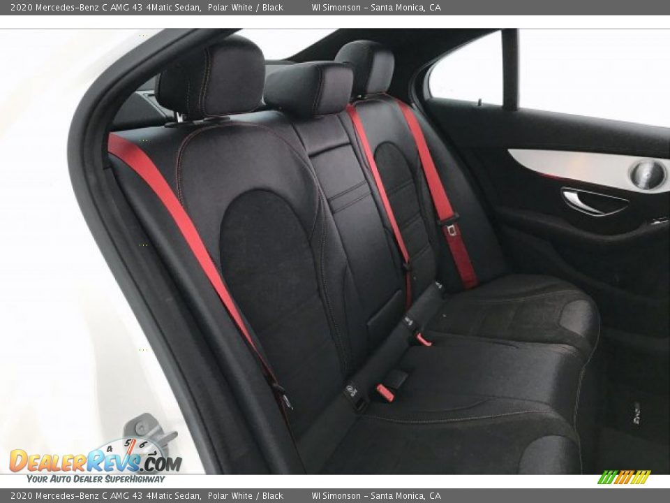 2020 Mercedes-Benz C AMG 43 4Matic Sedan Polar White / Black Photo #13
