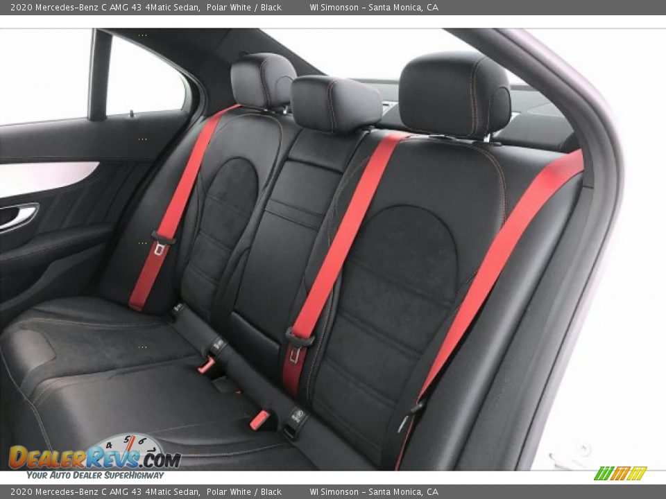 Rear Seat of 2020 Mercedes-Benz C AMG 43 4Matic Sedan Photo #15