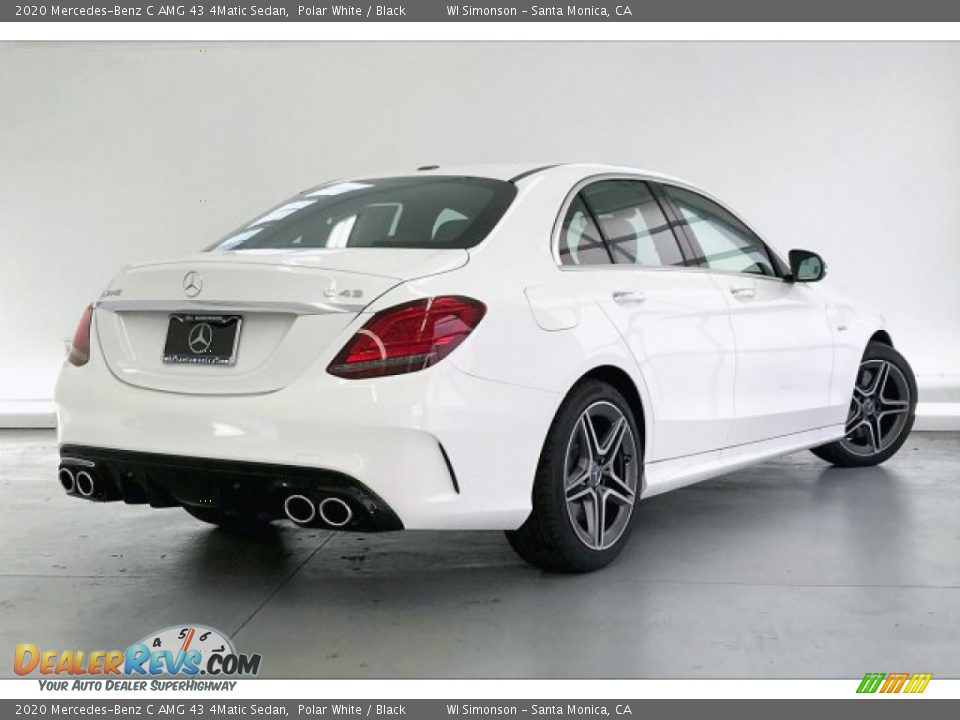 2020 Mercedes-Benz C AMG 43 4Matic Sedan Polar White / Black Photo #16