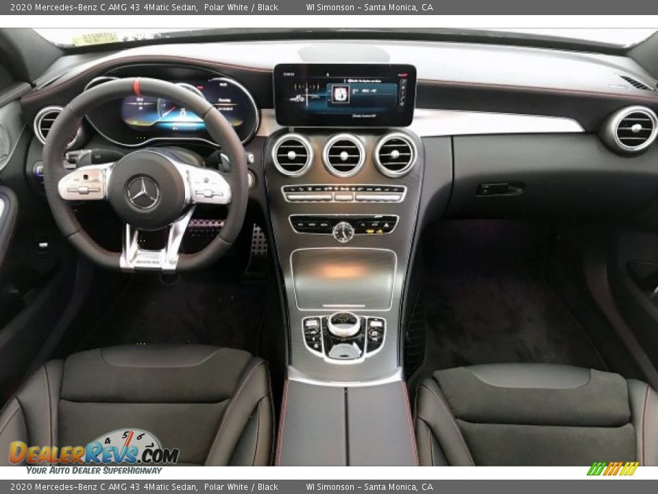 Dashboard of 2020 Mercedes-Benz C AMG 43 4Matic Sedan Photo #17