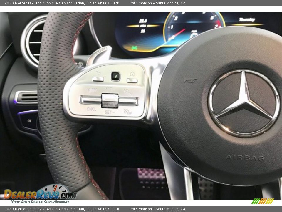 2020 Mercedes-Benz C AMG 43 4Matic Sedan Steering Wheel Photo #18
