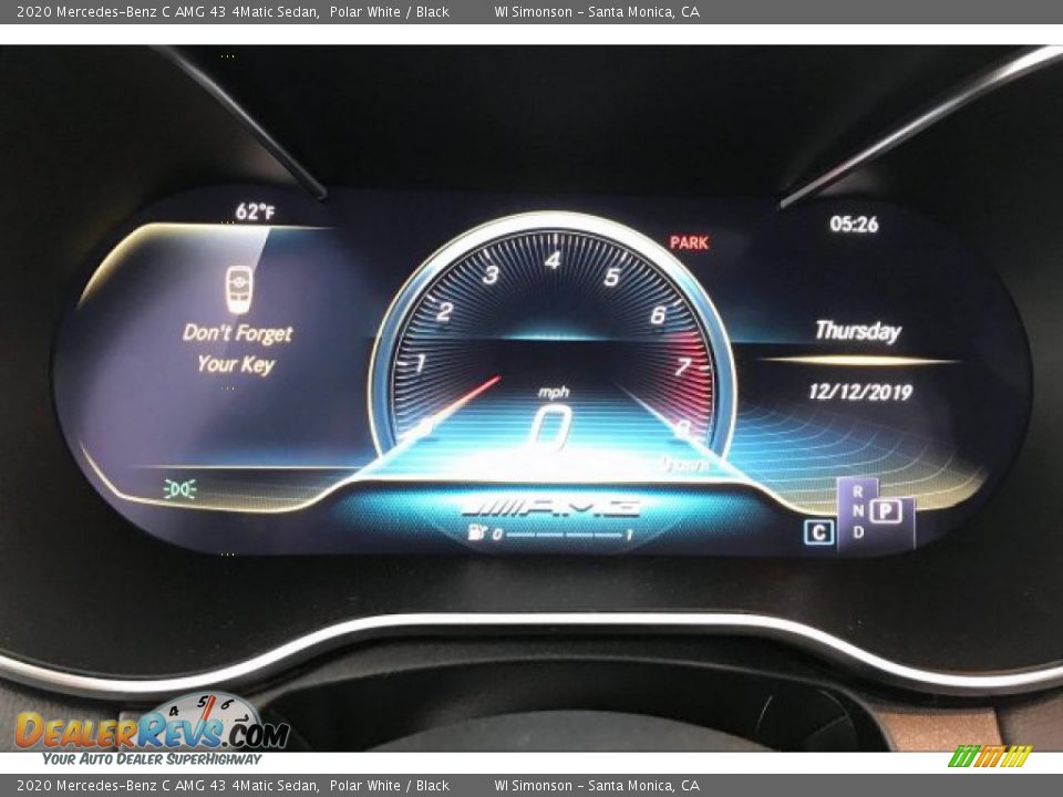 2020 Mercedes-Benz C AMG 43 4Matic Sedan Gauges Photo #20