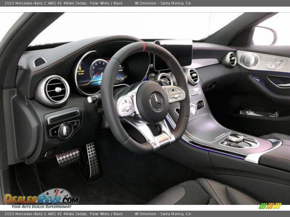2020 Mercedes-Benz C AMG 43 4Matic Sedan Polar White / Black Photo #22