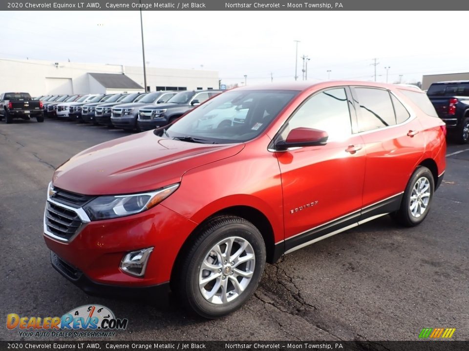 2020 Chevrolet Equinox LT AWD Cayenne Orange Metallic / Jet Black Photo #1