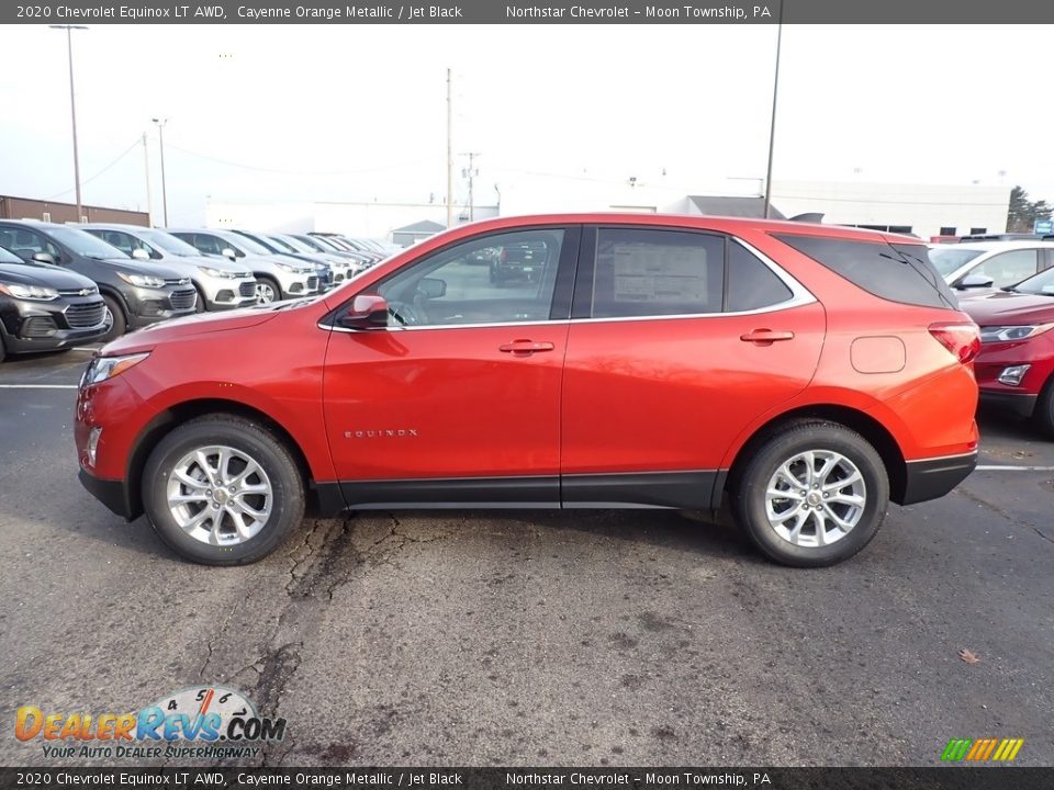 2020 Chevrolet Equinox LT AWD Cayenne Orange Metallic / Jet Black Photo #2