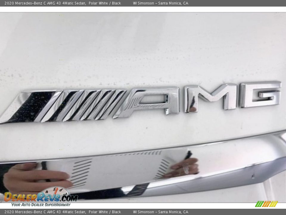 2020 Mercedes-Benz C AMG 43 4Matic Sedan Polar White / Black Photo #27