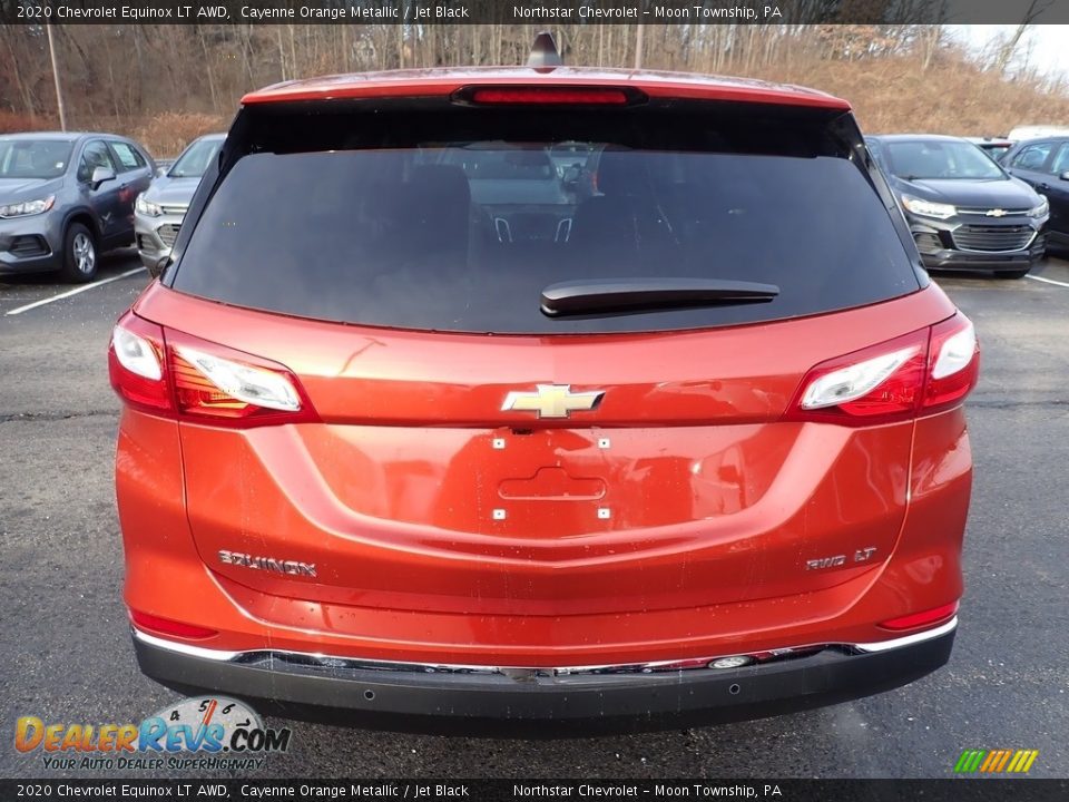 2020 Chevrolet Equinox LT AWD Cayenne Orange Metallic / Jet Black Photo #4