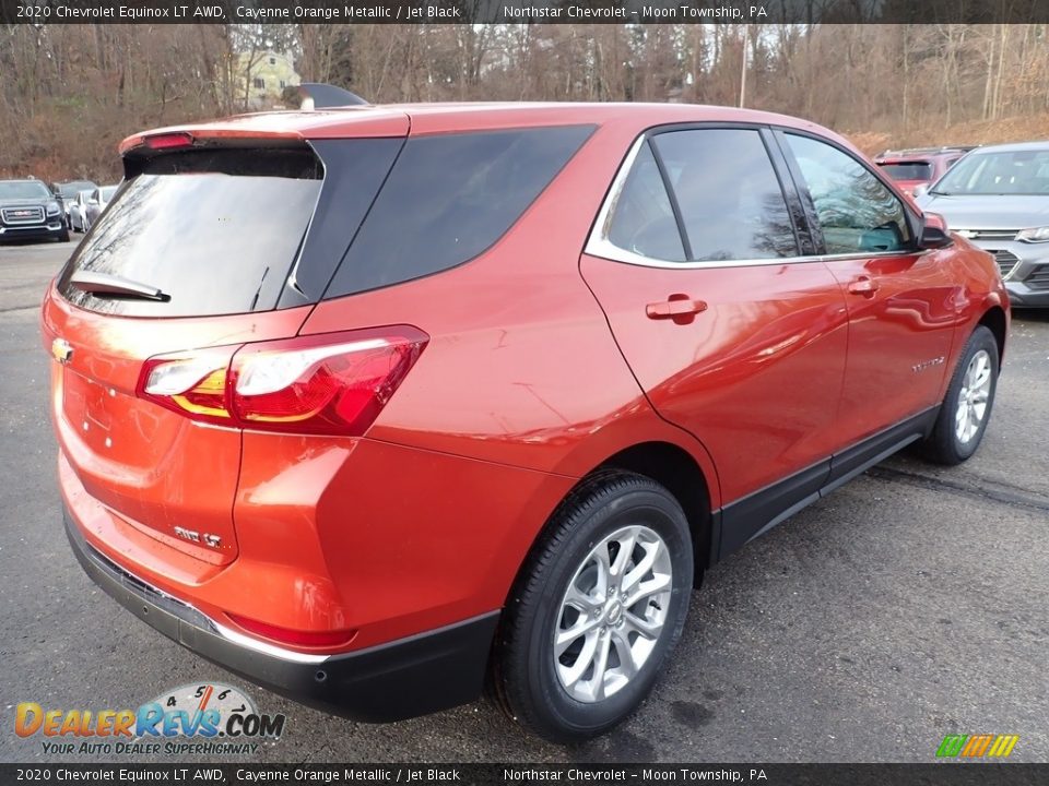 2020 Chevrolet Equinox LT AWD Cayenne Orange Metallic / Jet Black Photo #5