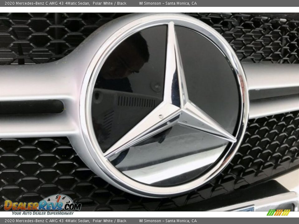 2020 Mercedes-Benz C AMG 43 4Matic Sedan Polar White / Black Photo #33